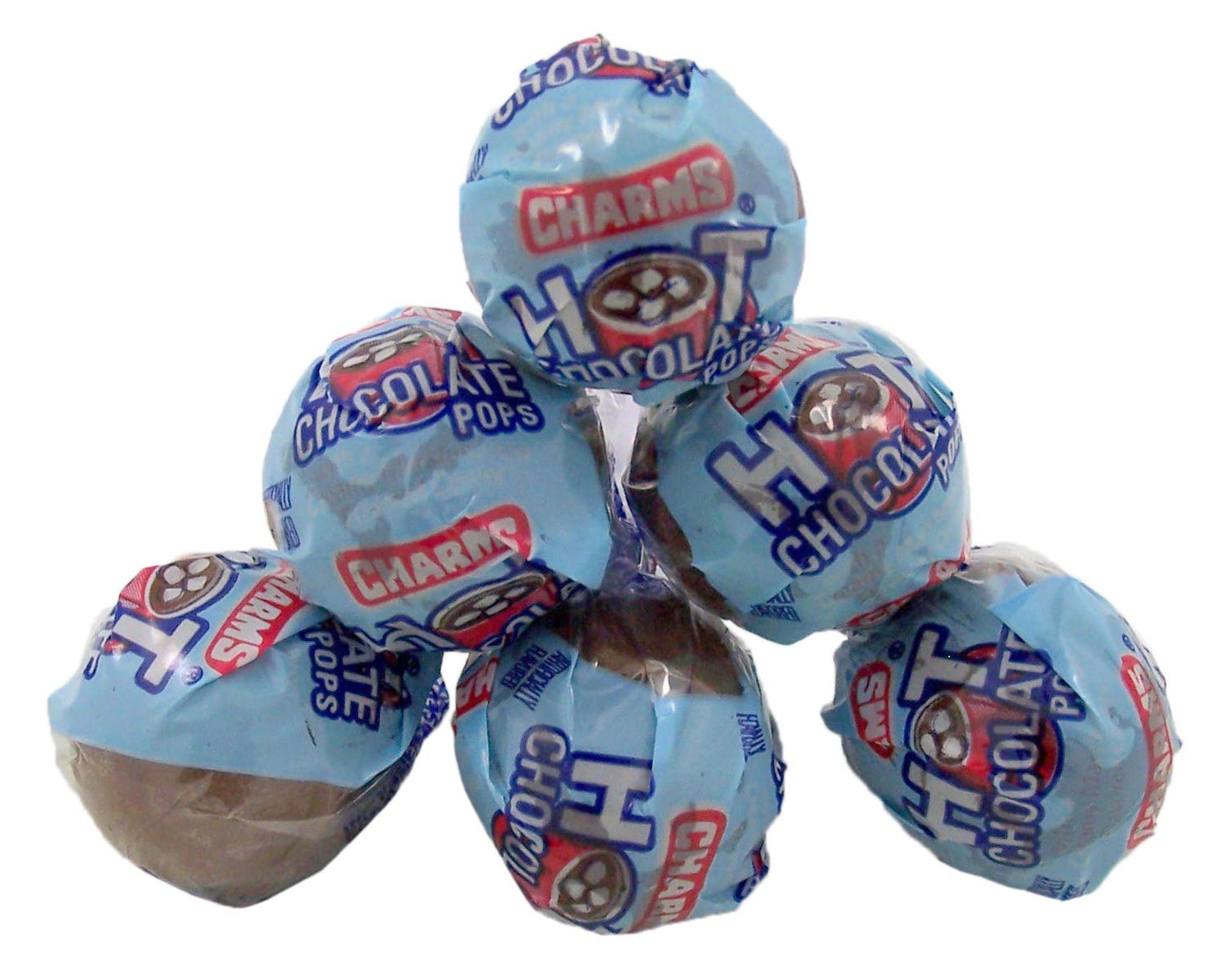 Hot Chocolate Pops with Marshmallow Flavored Center, 3 Packages of 7