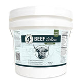 Zatural 100% Pure Grass-Fed Beef Tallow ~1 Gallon, 8 lbs - Deodorized & Refined Food-Grade Fat for Cooking, Frying, Skincare, Soap Making & DIY Balms