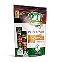 SOLLO Keto Infused Instant Coffee sticks, 0 g CARBS, Coconut MCT Oil, Freeze Dry 100% Arabica, 24 per pack.