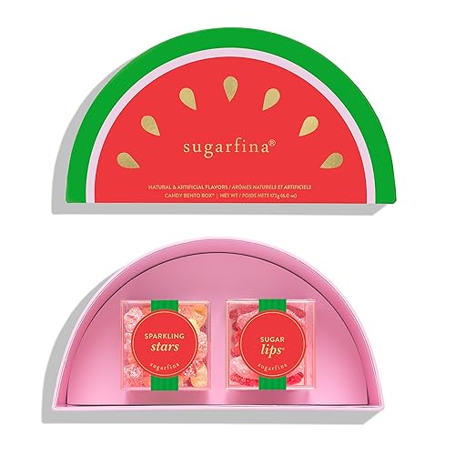 Sugarfina Watermelon 2 Piece Candy Bento Box | Sugar Lips, Sparkling Stars
