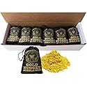 Buffalo Bills Gold Nugget Bubble Gum 15-Ct Boxes (15 black 2oz burlap bags of gold nugget gum)