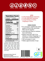 Mom's Place Gluten-Free Chicken or Turkey Gravy Mix, Kosher, Vegan, & Soy, Dairy, Nut & Corn Free, 2.0 oz