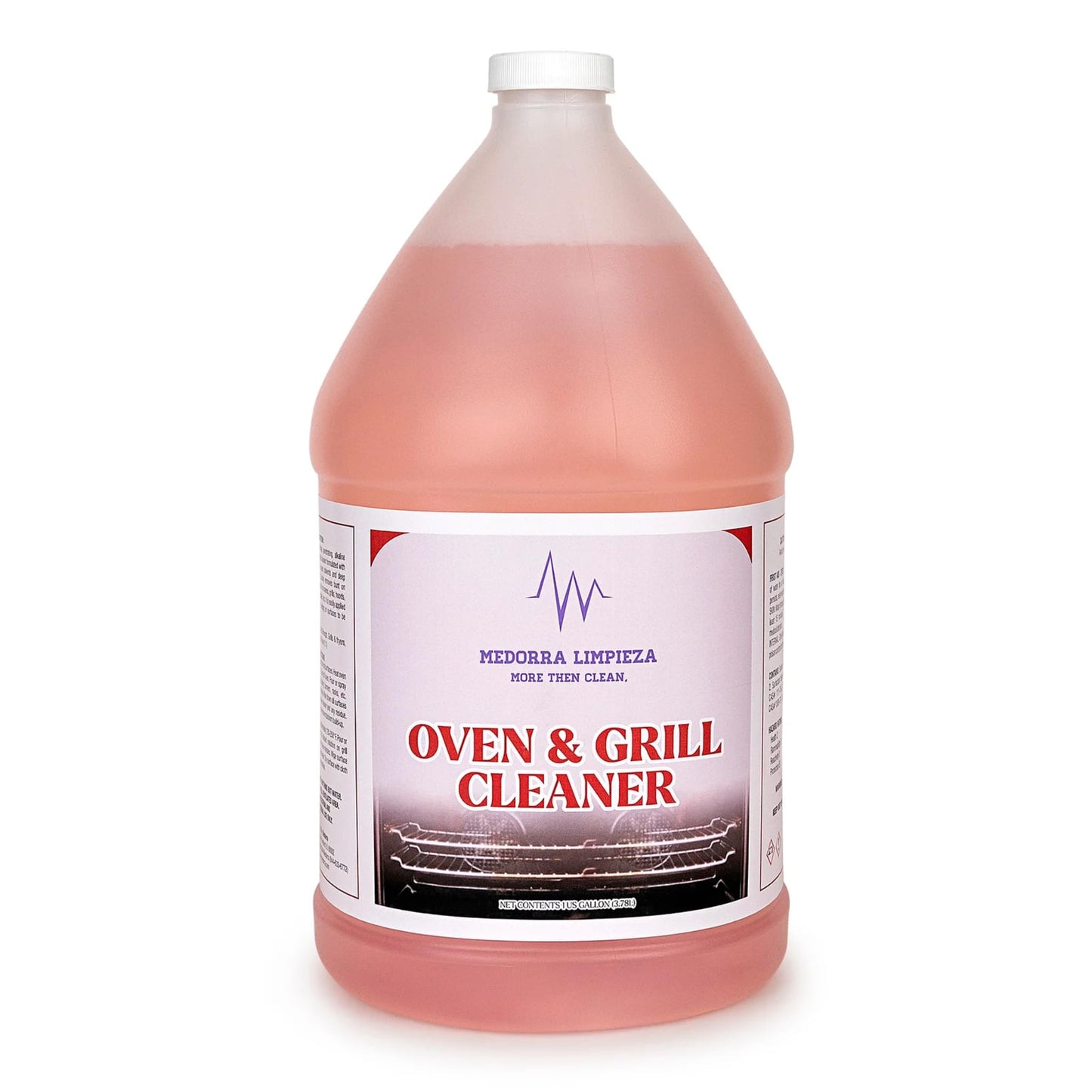 Medorra Oven & Grill Cleaner 1 Gallon 4/Case Commercial Kitchen Cleaner for Ovens Grills Griddles and Stovetops