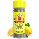 Bensons Zesty Lemon No Salt Seasoning - Sugar-Free, Gluten-Free, No MSG, No Preservatives, No Potassium Chloride - 11 Herb & Spice Salt Substitute