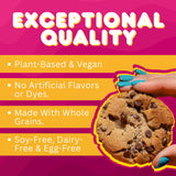 Whoa Dough Ready to Bake Cookie Dough Chocolate Chip - Certified Non-GMO, Kosher, Gluten Free - Plant-Based Snack Dough Made with Real Ingredients - 6 Pack