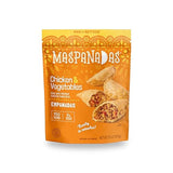 MasPanadas Chicken & Vegetable Empanadas, 7.5 oz. - Nutrient, Wholesome Ingredients, Premium Chicken Thigh Meat - Ready in Minutes - Authentic Hand