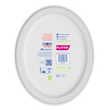 Dixie Ultra Disposable Paper Platters, 10" x 12.5", 25 Count - Durable, Sturdy Design