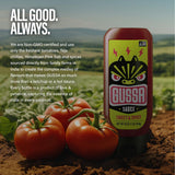 GUSSA Sauce 16 oz - Sriracha Style Sweet & Spicy Sauce - Perfect for Burgers, Wraps, Chicken Wings, Tacos, Salads, Noodles & More. Vegan, Non-GMO, No