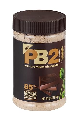 Bell Plantation Powdered Peanut Butter with Chocolate, 6.5 Ounce - 12 per case.