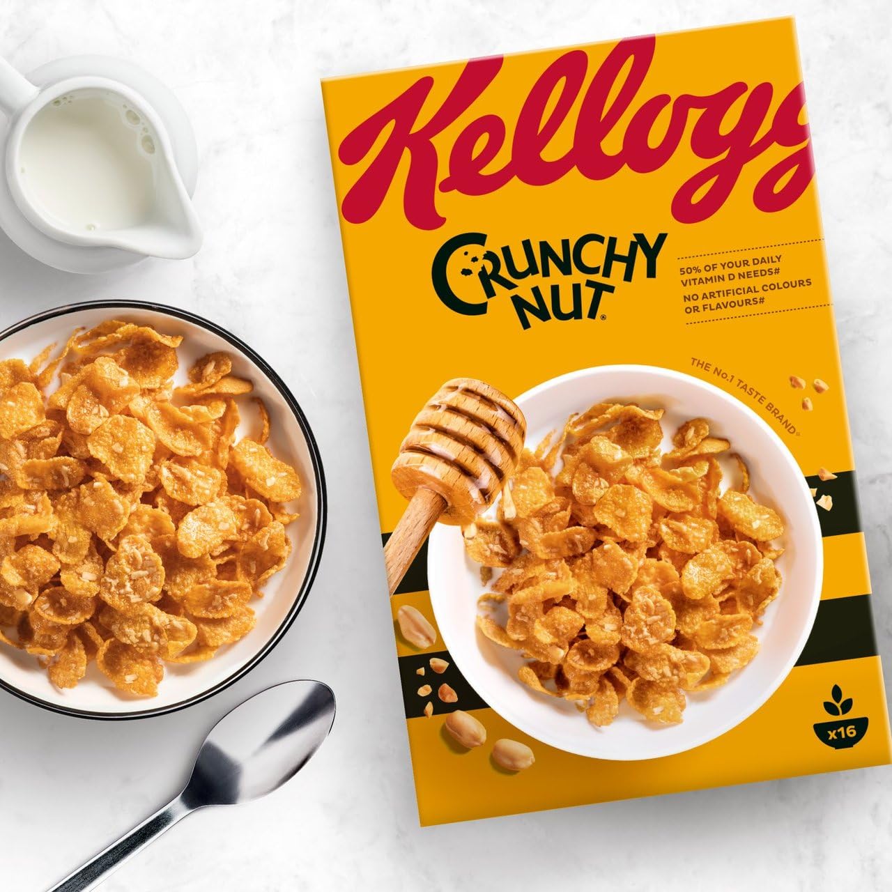 Kellogg's Crunchy Nut Cornflakes 460g (Pack of 3