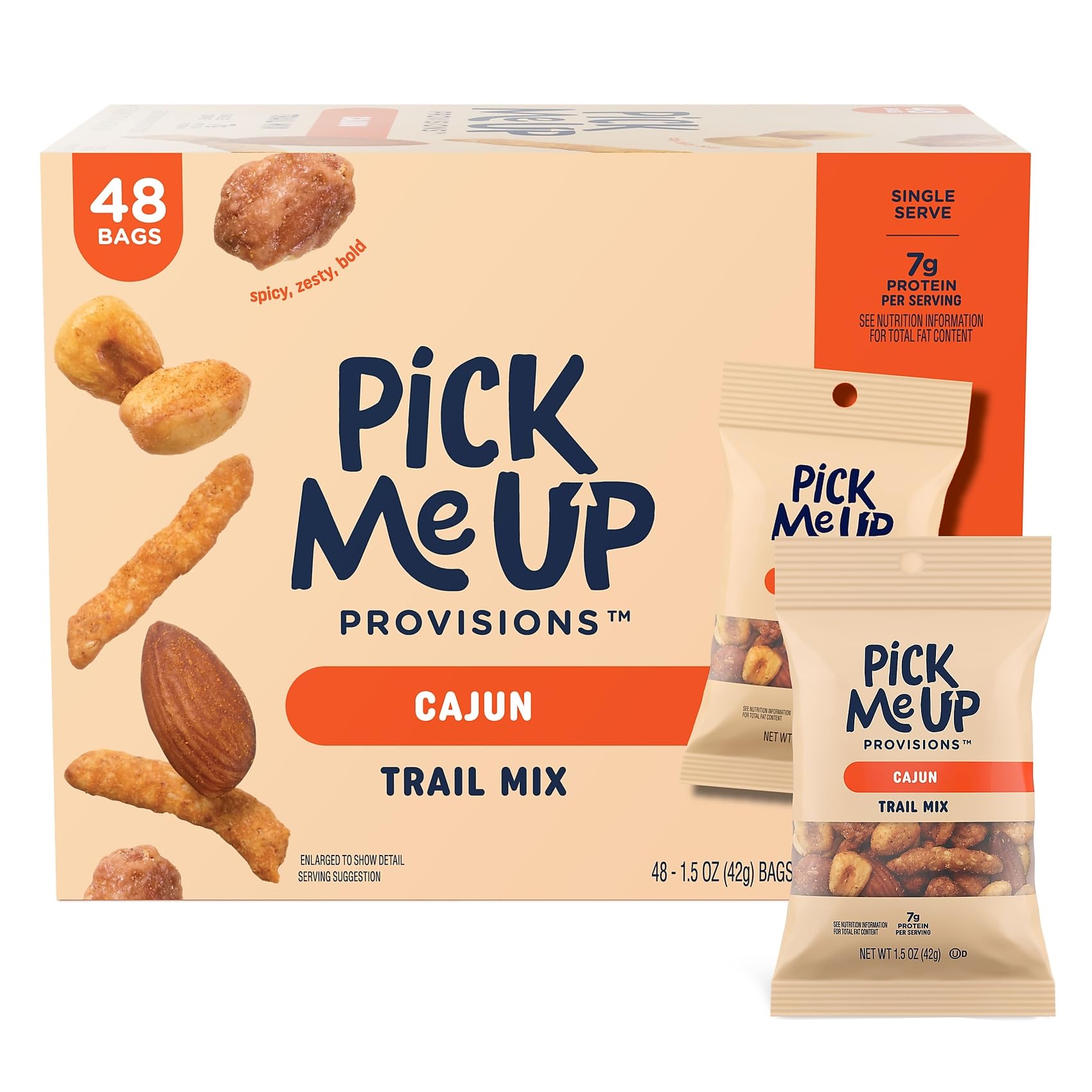 Pick Me Up Cajun Trail Mix, 48 Bags/Box (PM63389)