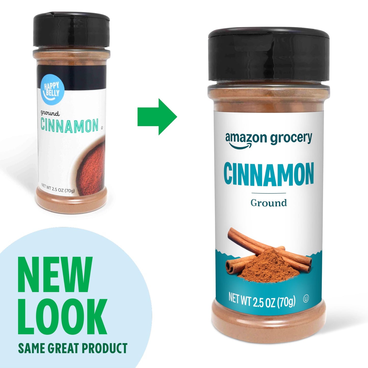 Amazon Grocery, Ground Cinnamon, 2.5 Oz