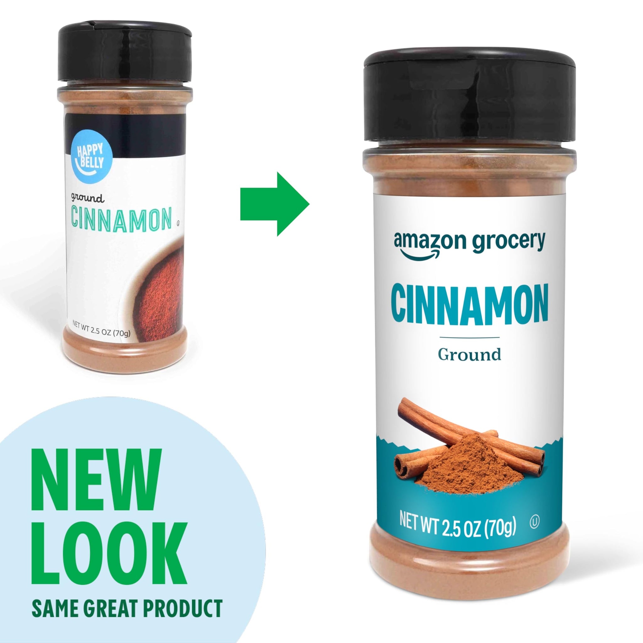 Amazon Grocery, Ground Cinnamon, 2.5 Oz