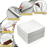YDJIANCAI 500Pcs Candy Bar Wrappers, Foil Chocolate Bar Wrappers, for Homemade Chocolate Bars, Candies, Reusable Food-Grade
