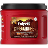Folgers Coffeehouse Blend Coffee, Medium Dark Ground Coffee, 25.4 Ounces (Pack of 1)