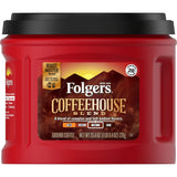 Folgers Coffeehouse Blend Coffee, Medium Dark Ground Coffee, 25.4 Ounces (Pack of 1)