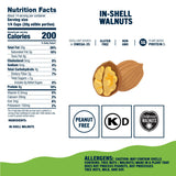 Go a Little Nuts California In-Shell Walnuts, 2 lb. Bag, Farm Fresh, Non-GMO, Kosher, Heart-Healthy Omega-3, High Protein, Vegan Snack