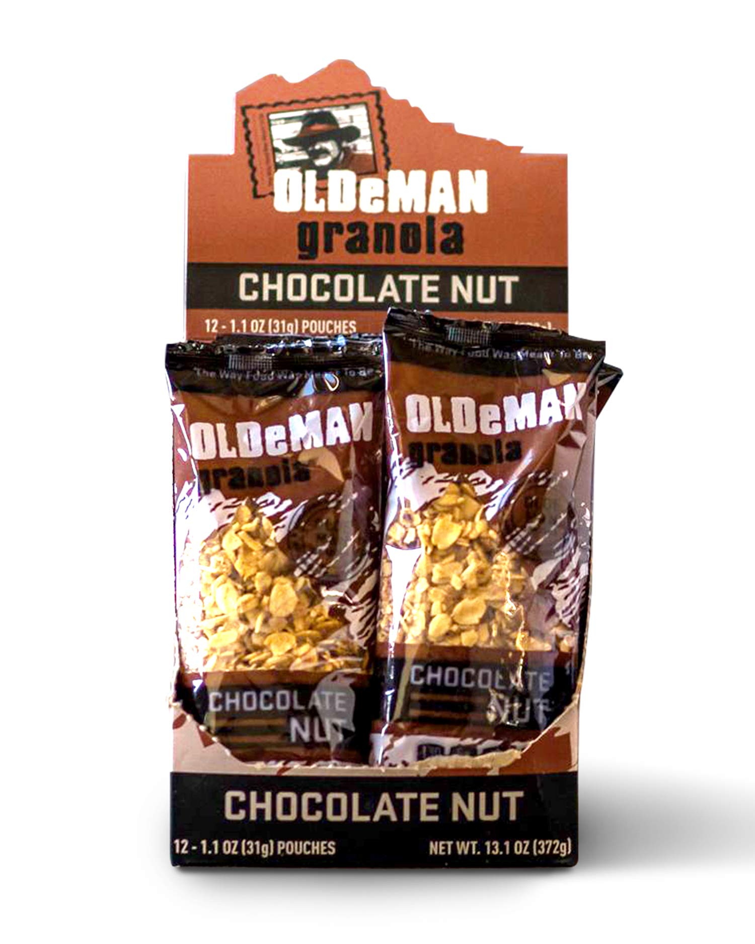 Olde Man Granola Gluten Free Granola - Non-GMO Healthy Granola Cereal - Soft Whole Grain Oats, Butter, Brown Sugar - Handmade in Colorado (Chocolate