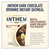 Anthem Dark Chocolate Brownie Instant Oatmeal Cup-Enjoy High-Protein Oatmeal Cups with Rich Chocolate Flavor-Ideal for Busy Mornings - These
