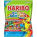 HARIBO Gummi Candy, Rainbow Worms, 5 oz. Bag (Pack of 12)
