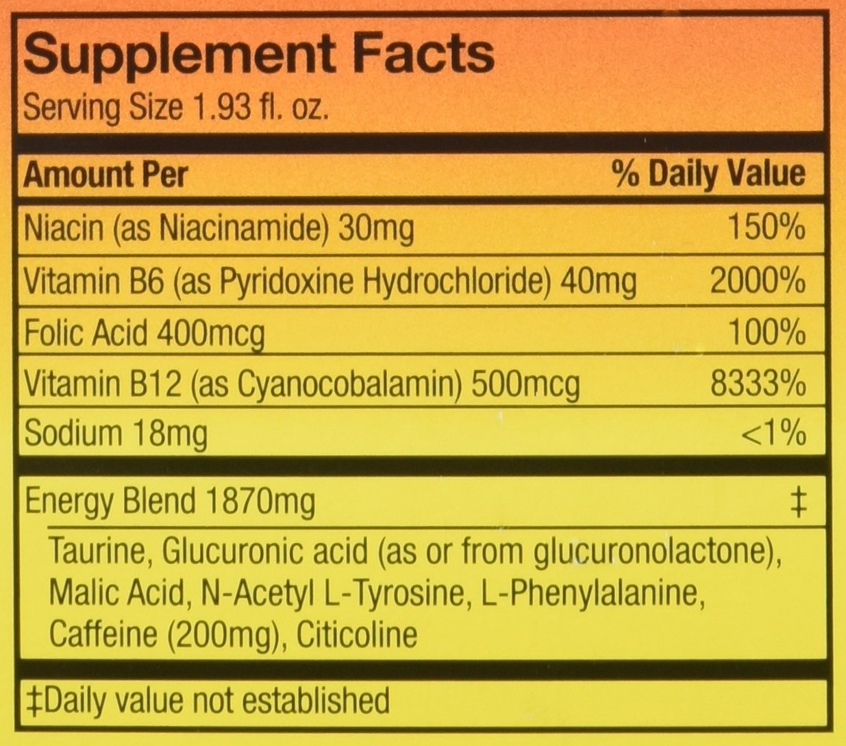 5 Hour Energy - Berry, 1.93 oz Bottles (48 Count)