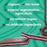 Alter Eco Raspberry Creme Truffle Thins, Chocolate Bar with Gooey Ganache Truffle Filling, Organic, Gluten & Soy-Free, Non-GMO Snacks, No Additives