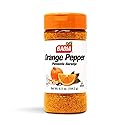 Badia Orange Pepper Seasoning, 6.5 oz - Pepper, Garlic & Onion, Zesty Citrus Blend for Chicken, Seafood & Vegetables