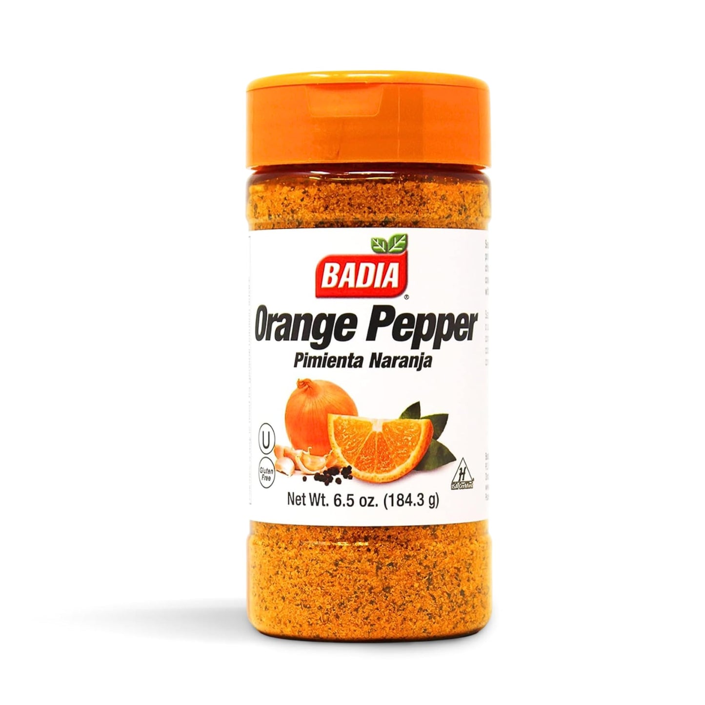 Badia Orange Pepper Seasoning, 6.5 oz - Pepper, Garlic & Onion, Zesty Citrus Blend for Chicken, Seafood & Vegetables