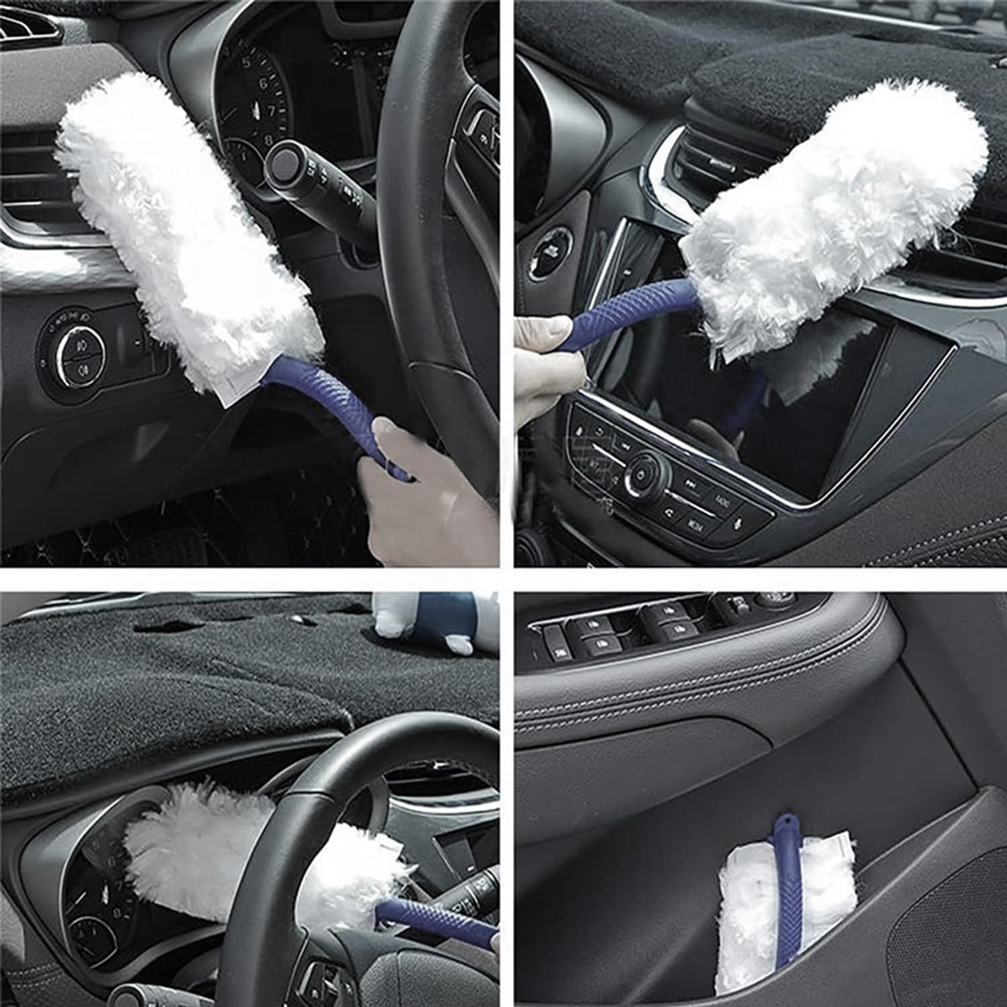 Native gear Super Efficient Duster Refills Kit with 30 Packs & 3 Handle Multisurface Dusters Dust Removal Brush Unscented Disposable Dusters