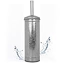 Autumn Alley Galvanized Rustic Toilet Brush with Holder Set - Charming Farmhouse Bathroom Accessory for Your Country Bathroom - Rustic Bathroom