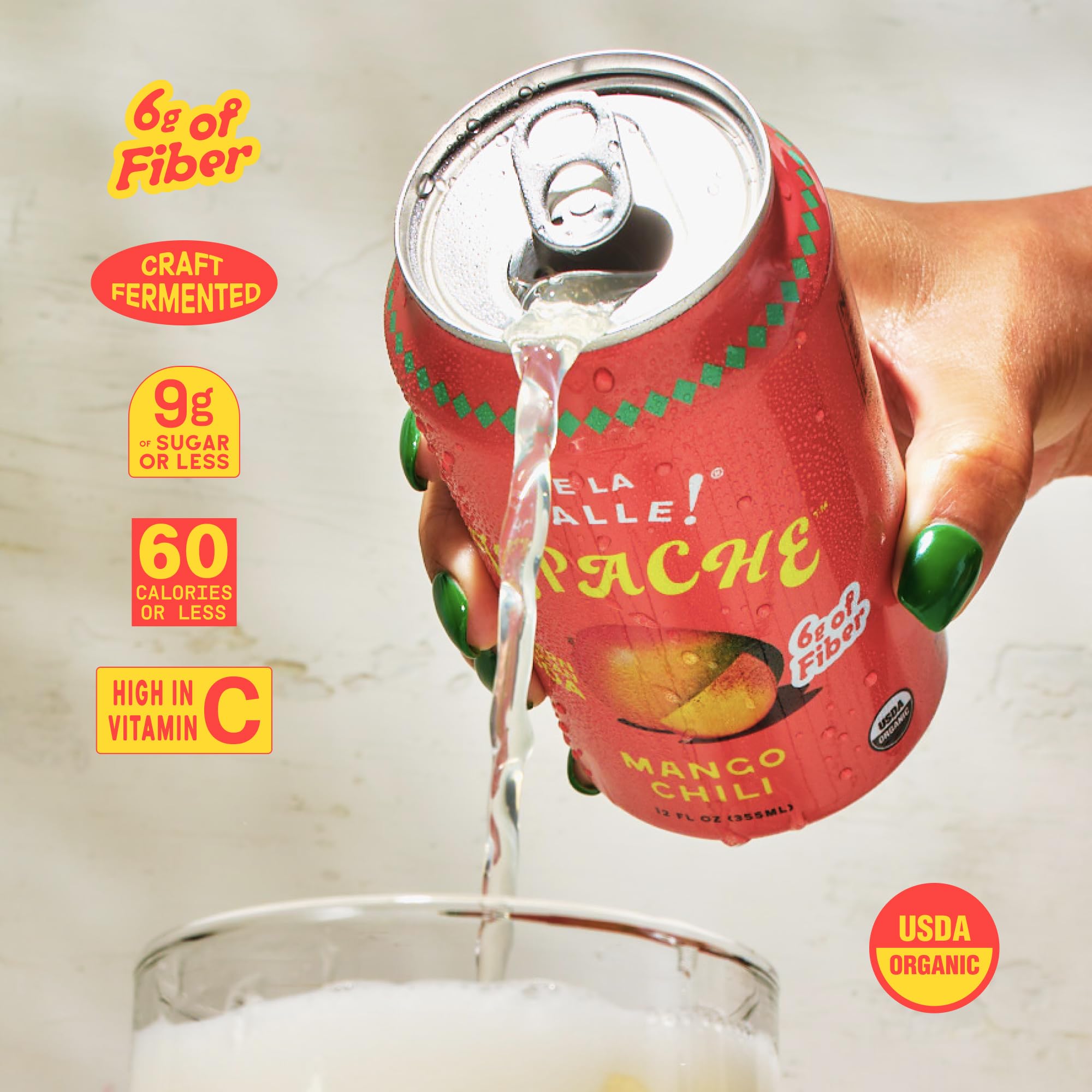 De La Calle Tepache - Core Variety Pack - Modern Mexican Soda - Craft Fermented Pineapple Sparkling Beverage - Certified Organic, Non-Alcoholic
