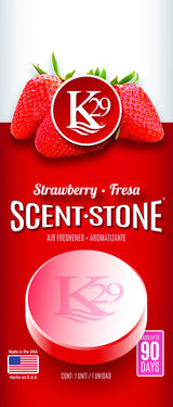 Sterling Teal (K16012-4) K29 'Strawberry' Stone Air Freshener, (Pack of 4)