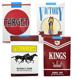 Bubblegum Candy Cigarettes (4 Pack) Assortment Gift set