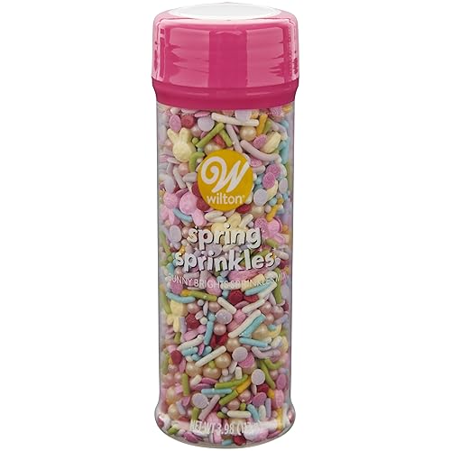 Bright Easter Bunnies & Eggs Sprinkles Mix, 3.98 oz. Bottle