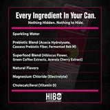 HIBO Superfood Energy Cherry Limeade, Sugar Free, 150mg Caffeine
