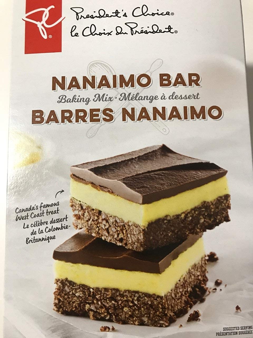 President's Choice Nanaimo Bar Baking Mix 740g {Imported from Canada} - Pack of 2