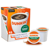 SOUTHERN BASICS Dunkin Donuts Decaf Original Flavor Coffee K-Cups For Keurig K Cup Brewers, Packaging May Vary (48 Count)