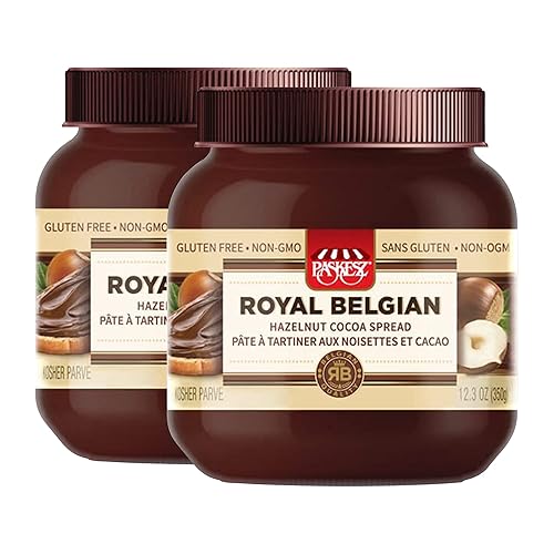 Only Kosher Candy Royal Belgian Dairy Free Hazelnut Cocoa Spread, Product of Belgium,12.3 oz (Pack of 2)