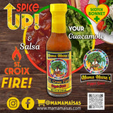 Mama Maisa’s St. Croix Fire Scotch Bonnet Pepper Sauce, 15 fl oz - Authentic Caribbean Hot Sauce with Curry, Mustard & Garlic - Gourmet Island Pepper