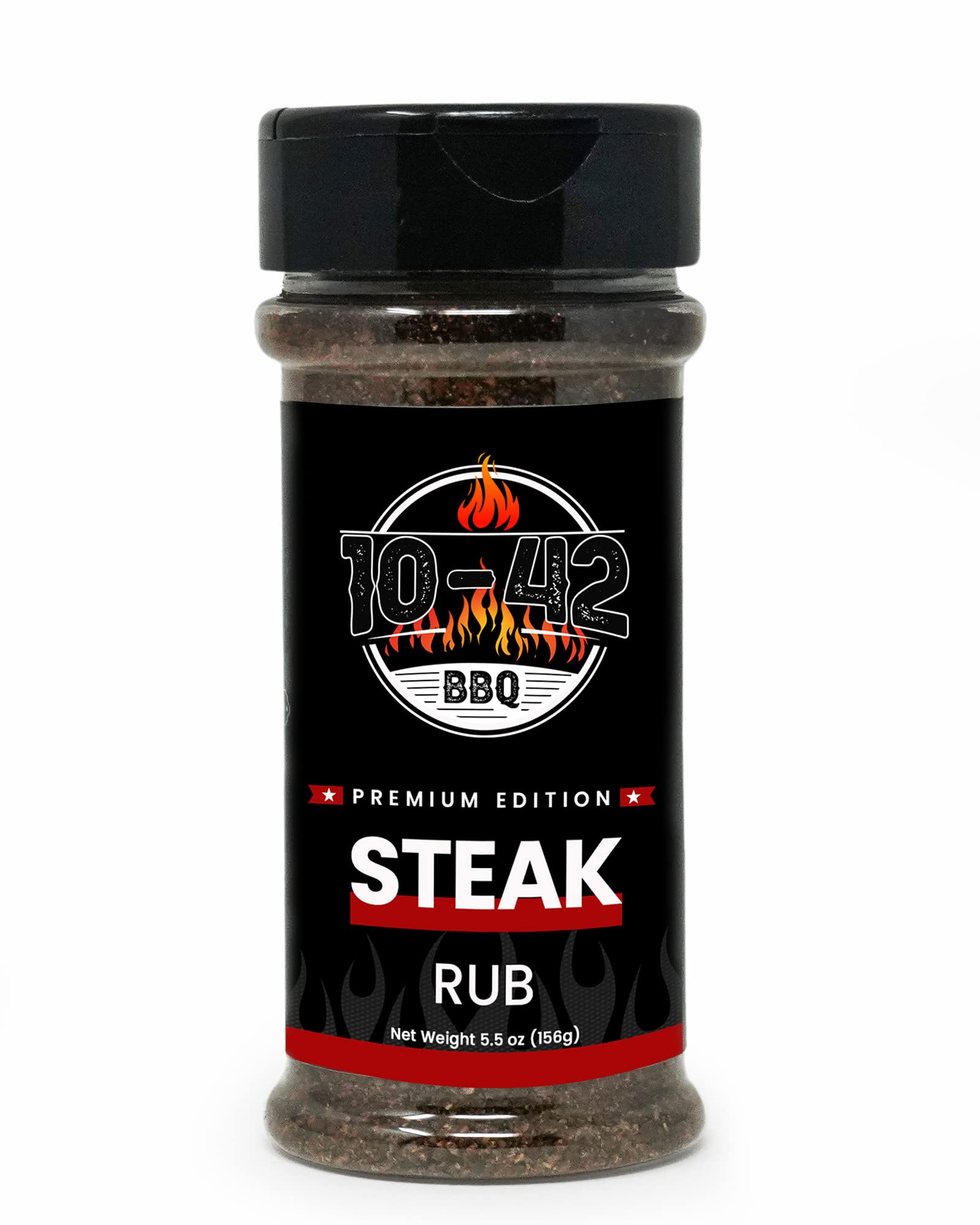 10-42 BBQ Steak Seasoning NO MSG, 0 Calorie | Meat Rub & Seasonings for Grilling, Beef & Pork | Grill the Best Steaks, Tomahawk, Ribeye, Sirloin