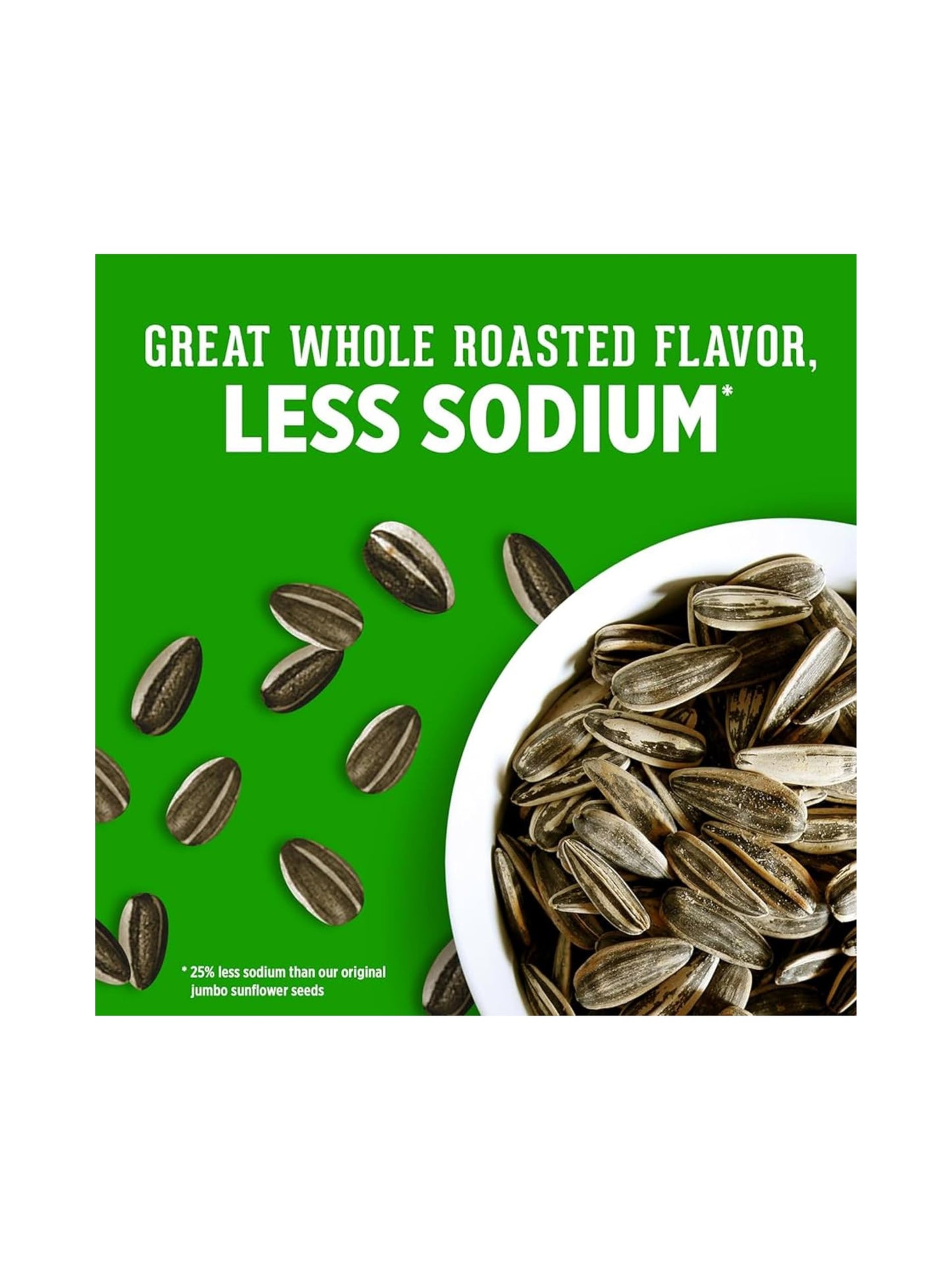 LiteZout Sunflower Seeds Reduced Sodium 5.25oz (6 pack), by