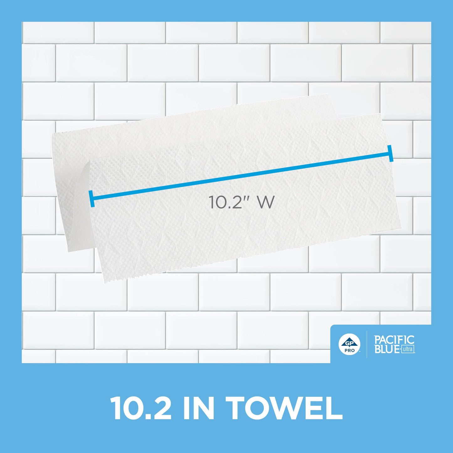 Pacific Blue Ultra Big Z-Fold Paper Towels by GP PRO (Georgia-Pacific), White, 20887, 220 Paper Towels Per Pack, 10 Packs Per Case (2200 Total)