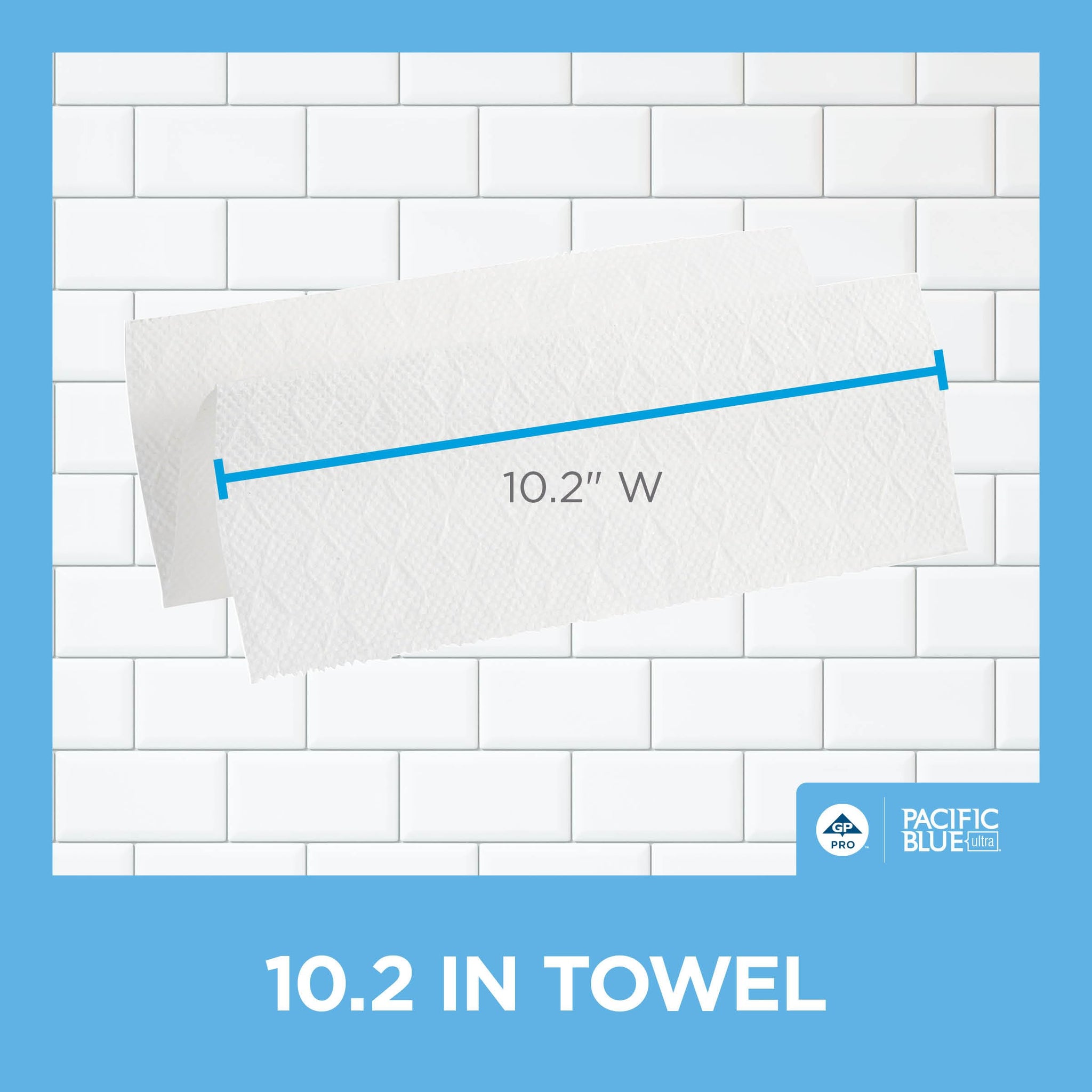 Pacific Blue Ultra Big Z-Fold Paper Towels by GP PRO (Georgia-Pacific), White, 20887, 220 Paper Towels Per Pack, 10 Packs Per Case (2200 Total)
