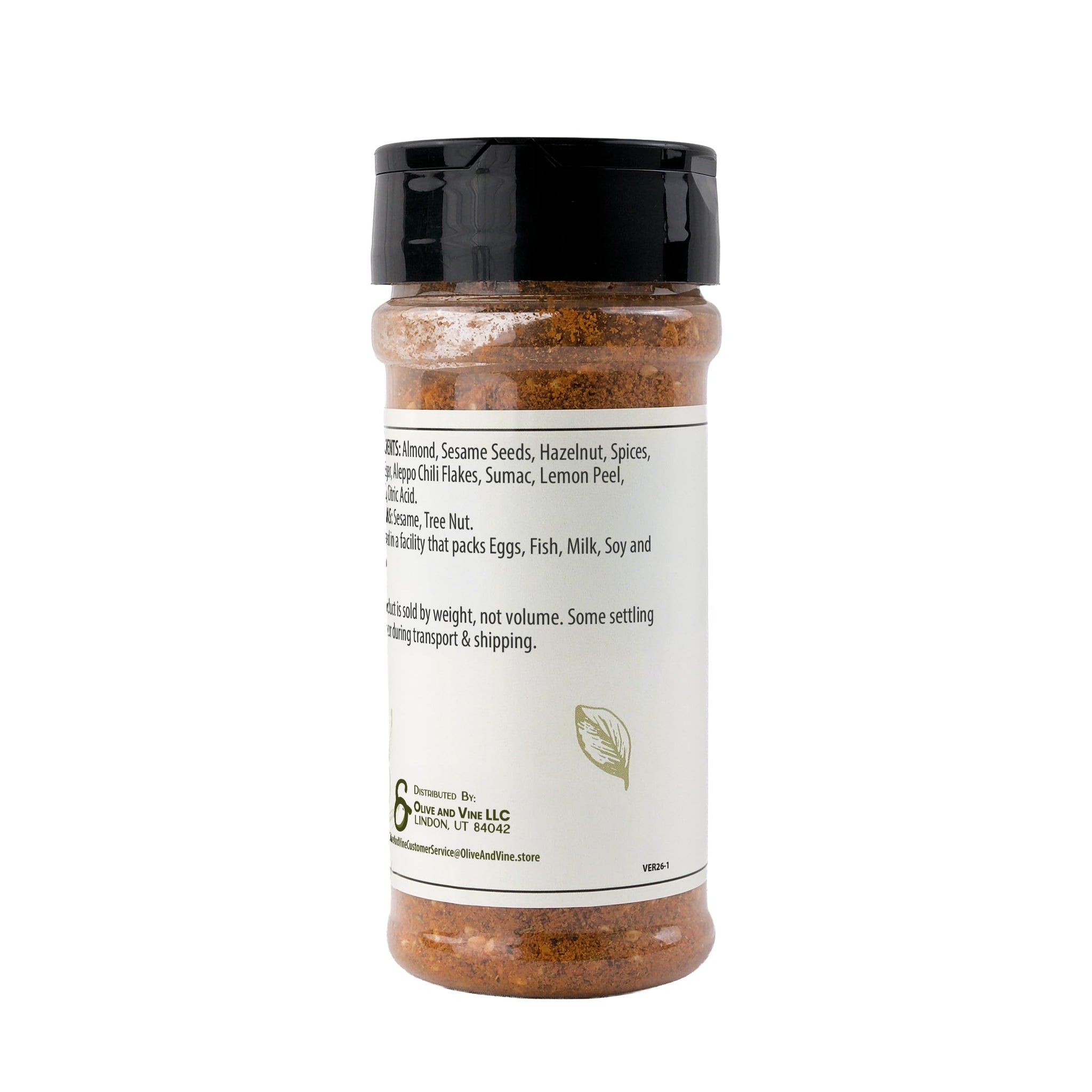 Olive & Vine Dukkah, Nutty & Spicy Blend, For Dipping & Seasoning, Rich Tradition, Authentic Taste, For Global Recipes (4 Ounce)