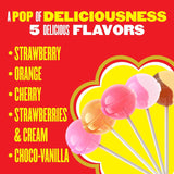 Chupa Chups Mini Lollipop Assortment, Five Flavors, Easter Candy Bulk, Easter Basket Essentials Stuffers for Kids and Adults, Individually Wrapped