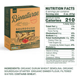 Bionaturae Sourdough Organic Penne Pasta - Organic Pasta, Pasta Penne, Pasta Noodles, Penne Pasta Noodles, Dried Pasta, Penne Noodles - 12 Ounce (Pack