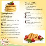 Gluten Free Mama's: Pancake and Waffle Mix - Light and Fluffy - 32 oz Bag