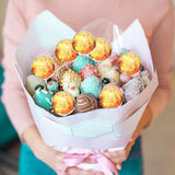 Alipis Candy Bouquet Holder Set 80 Pieces Easy to Assemble Acrylic Material for Chocolates Candy Bouquets