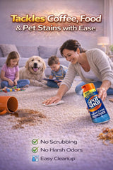 Spot Shot Instant Carpet Stain Remover Aerosol 14 oz - Fast Spray-and-Blot Carpet Cleaner for Old & New Stains, Helps Remove Pet Odors, Coffee, Wine