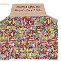 ASSORTED VARIETY BULK CANDY MIX, 5.5 LB of Assorted Individually Wrapped, Candy Mix, Skittles, Starburst, Haribo, Jolly Ranchers and More for Pinata